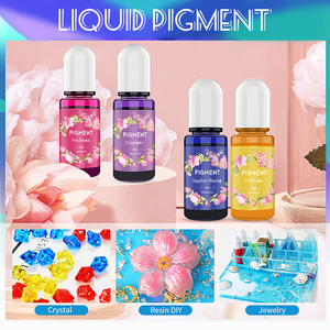 PJ018 Kit Fai-da-Te per Arte e Artigianato, 30 Colori, Pigmento Liquido ad Alta Concentrazione, Inchiostro Organico, Colorante per Resina Epossidica, Alta Qualità - Product Image 2