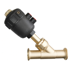 Vanne d'angle pneumatique à double action en acier inoxydable pour air, eau et vapeur, vente de liquidation B2B Covna - Product Image 5