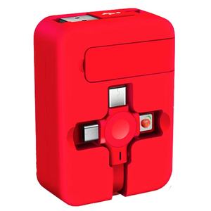 Ios安卓c型手机存储充电线定制Logo马卡龙支架数据线企业促销礼品 - Product Image 1