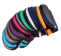 Étui à lunettes de sport portable grand format en EVA avec logo personnalisé, semi-rigide, fermeture éclair, étanche, boîte de rangement pour lunettes