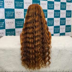 Bất Việt Nam Tóc Mật Độ 180 Ren Phía Trước Tóc Giả Với Sâu Sóng Đóng Cửa 5X5 Trinh Nữ Tóc Màu Sắc Tự Nhiên HD Ren Phía Trước - Product Image 3