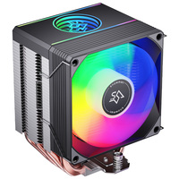 Refroidisseur CPU Snowman High Airflow RGB, 6 caloducs, ventilateur LED 120 mm, dissipation thermique efficace pour PC de jeu