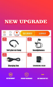 <strong>PS3</strong> Wireless Earhook-Style BT 5.0 <strong>Headset</strong> with Microphone, Designed for Driving, Ultra-Strong Noise Cancellation - Product Image 2