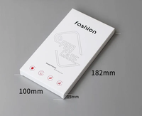 Boîte d'emballage en papier recyclable personnalisée avec gaufrage pour étui de téléphone portable, boîte en carton pliable universelle, logo personnalisé
