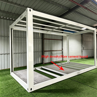 Casa Contenedor Prefabricada de Ensamblaje Rápido con Conexión por Pernos, Cabaña Modular Reciclable, Módulo Móvil para Oficina Temporal en Obra