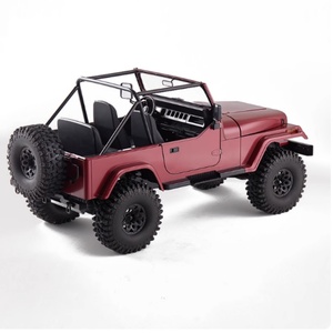 รถบังคับวิทยุ FMS 1/10 Mashigan รุ่น Rock Crawler RS สีแดง ขับเคลื่อน 4 ล้อ สำหรับปีนป่าย รถสไตล์เรโทร สำหรับผู้ใหญ่ ของขวัญคริสต์มาส ของเล่นนักผจญภัย ขนาด 1:10 - Product Image 5