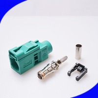 Conector FAKRA B C D EFGIMZ SMB Automotriz de 50 ohmios con Cables RG174 y RG316, Función de Inserción Anti-inversa