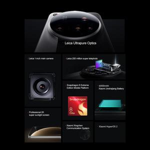 Kamera 200MP sidik jari ultrasonik, untuk Xiaomi 15 Ultra 16GB + 1TB 3D 6.73 inci untuk Xiaomi HyperOS 2 Octa Core CPU 6000mAh 100W 1 - Product Image 4