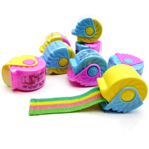 Cintas de Gomitas Agridulces OEM, Dulces Masticables con Sabor a Frutas Clásicas, Dulces en Forma de Cinta con Sabor a Arcoíris - Product Image 3