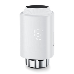 Vanne <span class=keywords><strong>thermostatique</strong></span> intelligente pour radiateur OEM Zigbee 3.0 TRV pour le contrôle de la température de chauffage domestique - Product Image 1