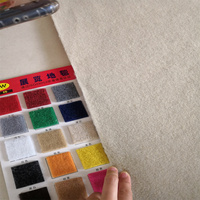 Tapis d'exposition jaune citron vif, rouleau de moquette aiguilletée robuste de 4,5 mm pour l'inauguration VIP, les célébrations et les salons professionnels
