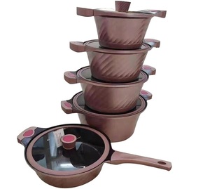 Kit d'ustensiles de cuisine en aluminium, casserole de revêtement céramique antiadhésif - Product Image 1