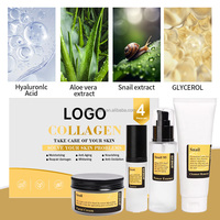 Kit de Soins Visage Anti-âge au Collagène et à la Bave d'Escargot : Nettoyant, Sérum et Crème Hydratante – Meilleures Ventes
