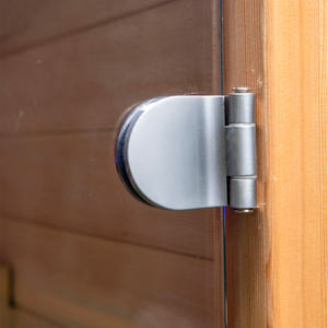 Sauna Finlandese a Vapore Secco per Interni a Infrarossi Lontani per 2 Persone in Legno di Hemlock/Cedro Rosso del Produttore OEM - Product Image 4