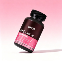 Gummies BBL pour l'augmentation des fesses, Maca, Fenugrec, Palmier nain, Végétalien, Rehaussement des courbes, Pour femmes non enceintes, Halal, Casher