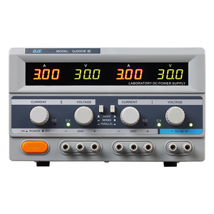 Fuente de alimentación de escritorio regulada por CC de 3 vías QJ3003Elll 0-30V 0-3A ajustable, pantalla de 195W, protección de limitación de corriente - Product Image 6