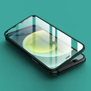 2 en 1 Bonne Qualité Protecteur D'écran de Téléphone En Verre Trempé Pleine Couverture Anti-poussière Étui De Protection pour iPhone 12 Pro Max