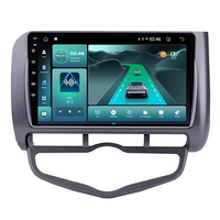 Radio Mobil Android Car-play untuk Honda Jazz City 2002 - 2007 Pemutar Video Multimedia GPS Stereo BT5.4 5G+2.4G WiFi 6 Head Unit