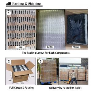 Tube de mascara double face vide en plastique, conteneur de mascara pour sourcils, tube de mascara vert - Product Image 6