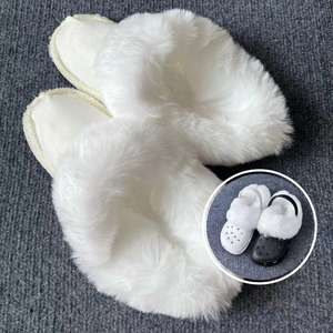 थोक गर्म प्लग फर लाइनर इनसोल्स जूते को कवर करता है लंबे फर प्लग लाइनर बाल महिला पुरुष के लिए - Product Image 6