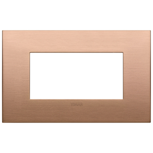 Plaque murale Vimar en cuivre brossé 15x9,6 cm pour interrupteurs - Product Image 1