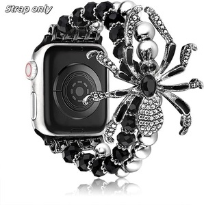 <span class=keywords><strong>Bracelet</strong></span> de montre universel en métal perlé de style bohème |   Pour toutes les séries de montres <span class=keywords><strong>Apple</strong></span> et Samsung |   Multi-tailles |   Personnalisable - Product Image 3