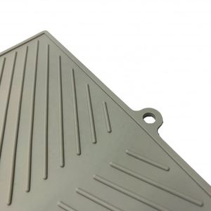 Tapis de séchage et d'organisation en silicone pour vaisselle, résistant à la chaleur, pour comptoir de cuisine - Product Image 3