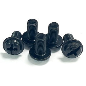 Vis noires de <span class=keywords><strong>Philips</strong></span> de tête de rondelle de casserole de 11/64 pouces pour la <span class=keywords><strong>machine</strong></span> à coudre plate - Product Image 2