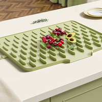 Nouveau tampon de drainage en silicone pour évier, type déviateur, pour la filtration de l'eau des fruits et légumes et des assiettes dans la cuisine, pour usage domestique