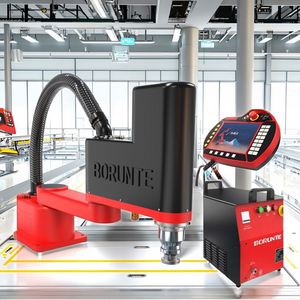 Robot mobile industriel compact BORUNTE BRTIRSC0603A, portée du bras de 600 mm, capacité de charge de 3 kg, moteur PLC, IP40, précision de 0,02 mm - Product Image 5