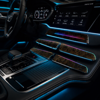Lumière ambiante pour voiture Symphony 64 couleurs pour Audi A4 B8 2009-2016, lumière d'ambiance pour accessoires de voiture, décoration intérieure