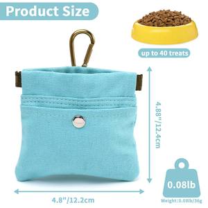 Free sample Custom Handmade Embossed Cute Bones Paw Prints Porcelain dog <b>treat</b> pouch Snack Small Storage Canister Ceramic Pet - Product Image 5