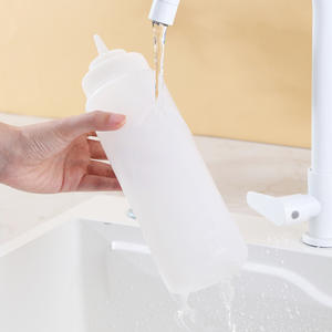 Pointed Nozzle <b>Squeeze</b> <b>Bottle</b> Sauce Dispenser <b>Plastic</b> Multi Functional Leak Proof For Salad Dressing Oil Storage Small Medium - Product Image 4