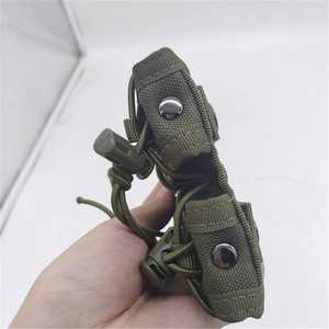 ซองใส่แม็กกาซีนแบบสอง/สามชั้น ขนาด 9 มม. สำหรับปืนพก พร้อมช่องใส่ไฟฉายและซองใส่มีดล่าสัตว์ - Product Image 5