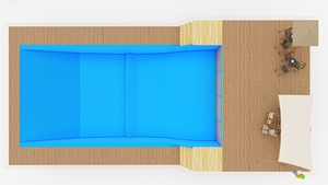 Simulateur de surf <span class=keywords><strong>bleu</strong></span> clair commercial fabricants de simulateur de surf de vague de queue équipement de jeu d'eau à bas prix en gros - Product Image 3
