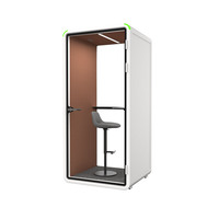Cabine insonorisée de bureau préfabriquée Cabine de bureau intérieure et extérieure Cabine silencieuse Pod acoustique de bureau préfabriqué