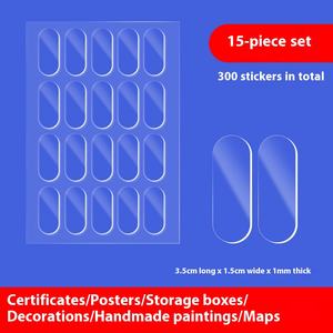 Nano dupla face acrílico adesivos honra certificado forte-hold fixação adesivos cartaz específico para patches mágicos para mascaramento - Product Image 4