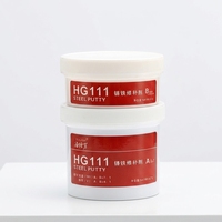 Colle de réparation époxy HG111 HG112 HG113 HG114 pour acier inoxydable, mastic pour fissures et usure, idéal pour la réparation de moules et d'arbres.