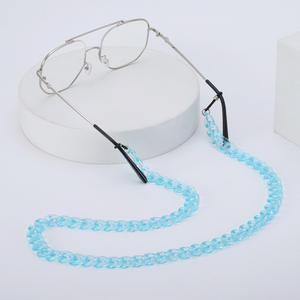 Holdie Accessoires de lunettes de mode pour femmes Lunettes de soleil en plastique Lunettes à perles Lignes de retenue de lunettes à chaîne - Product Image 1