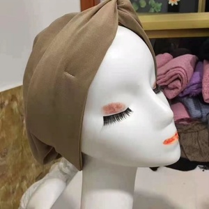 Elastic acrylic breathable eco-friendly Islamic <b>headband</b> hat, versatile women's headwear for all seasons - Product Image 1