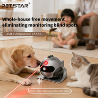 Intelligenter Haustier-Begleiter-Roboter mit HD-Kamera, Zwei-Wege-Sprachfunktion, Fernbedienung, Automatischer Aufladung zur Überwachung von Hunden und Katzen