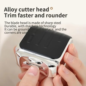 เครื่องตัดเล็บไฟฟ้าอัตโนมัติพร้อมการชาร์จ USB - กรรไกรตัดเล็บแบบอ่อนโยนสำหรับทารก เด็ก และผู้สูงอายุ อุปกรณ์ดูแลเล็บสำหรับการเดินทาง - Product Image 1