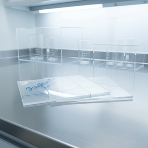 <span class=keywords><strong>Feuille</strong></span> acrylique transparente sans cadre 1/16\" <span class=keywords><strong>3</strong></span>/<span class=keywords><strong>4</strong></span>\" pour cadres photo, haute transparence, services de découpe et de pliage, tailles personnalisables - Product Image 2