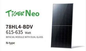 แผงโซลาร์เซลล์แบบสองหน้า N-Type รุ่น JKM615-635N-78HL4-BDV-D2-EN กำลังไฟ 620W  แบบ Half Cell  615W-625W-630W-700W โมดูล 625W ยี่ห้อ Jinko 620w N-Typ - Product Image 2