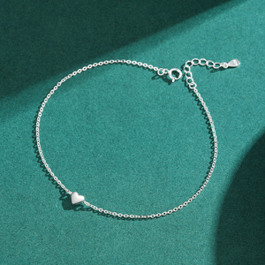 S925 silver snowflake chain Fine link round zircon <b>bracelet</b> Classic women's everyday wear S925 silver minimalist chain - Product Image 5