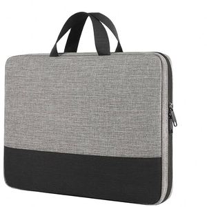 Free Sample YCW Men's Business 15-15.6 Inch <b>Laptop</b> Briefcase Felt & PU <b>Leather</b> <b>Sleeve</b> Tote - Product Image 1