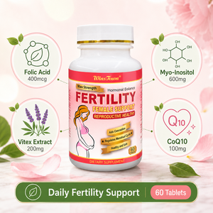 Tabletas <span class=keywords><strong>de</strong></span> Apoyo a la Fertilidad Femenina <span class=keywords><strong>de</strong></span> Marca Privada, Salud Reproductiva, Equilibrio Hormonal, Ácido Fólico, Mioinositol, OEM, ODM, a Granel - Product Image 4