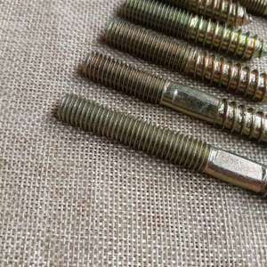 Vis à bois M4 M5, goujons métalliques pour bois, <span class=keywords><strong>double</strong></span> extrémité, fixation de meubles, vis autotaraudeuses, goujons filetés pour bois - Product Image 3