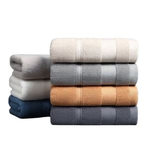Serviette de bain et de séchage pour cheveux en coton 34x74cm 70x140cm – Vente en gros - Product Image 1