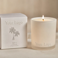 Bougie en pot en céramique de luxe, bougie parfumée personnalisée avec emballage logo, bougie parfumée en céramique design, bougie en cire de soja personnalisée
